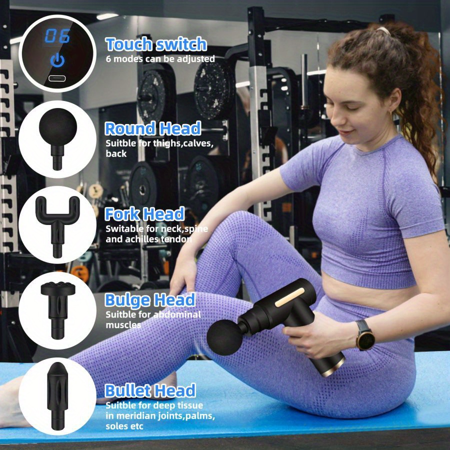 Мини Портативный Массажный пис – обзор и цена Vibration Massage Gun