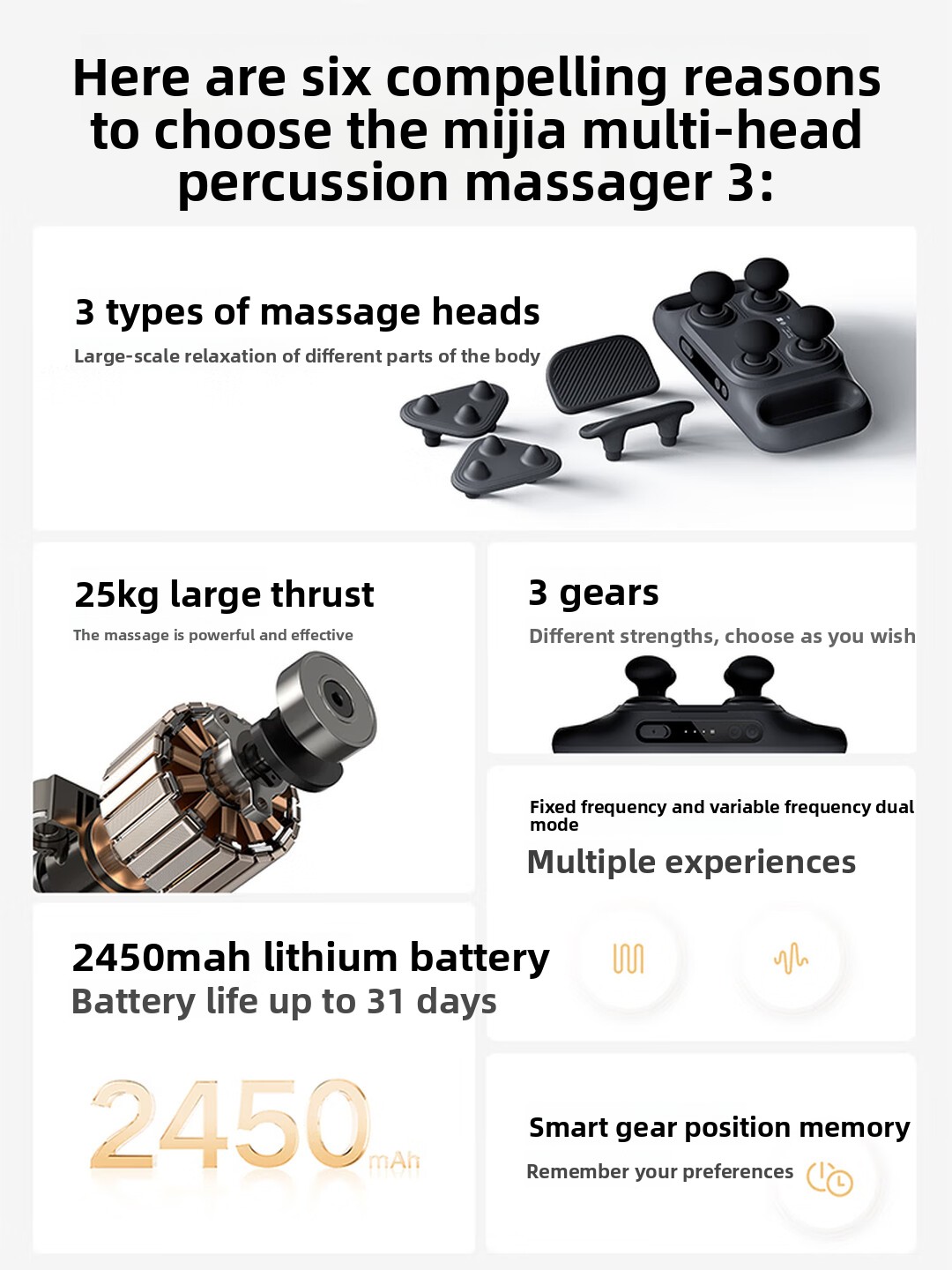 Многофункциональный массажный  – обзор и цена Vibration Massage Gun