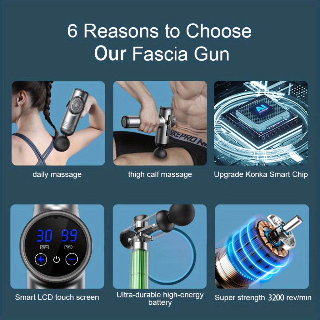 99-уровневый массажный пистоле – обзор и цена Vibration Massage Gun