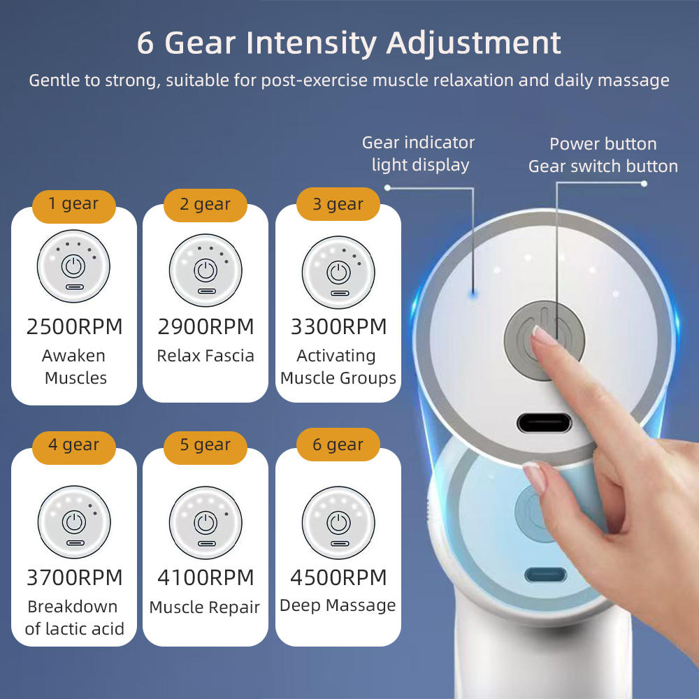 Портативный мини-массажный пис – обзор и цена Vibration Massage Gun